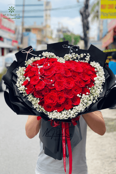 Bó Hoa Hồng Đỏ Ecuador